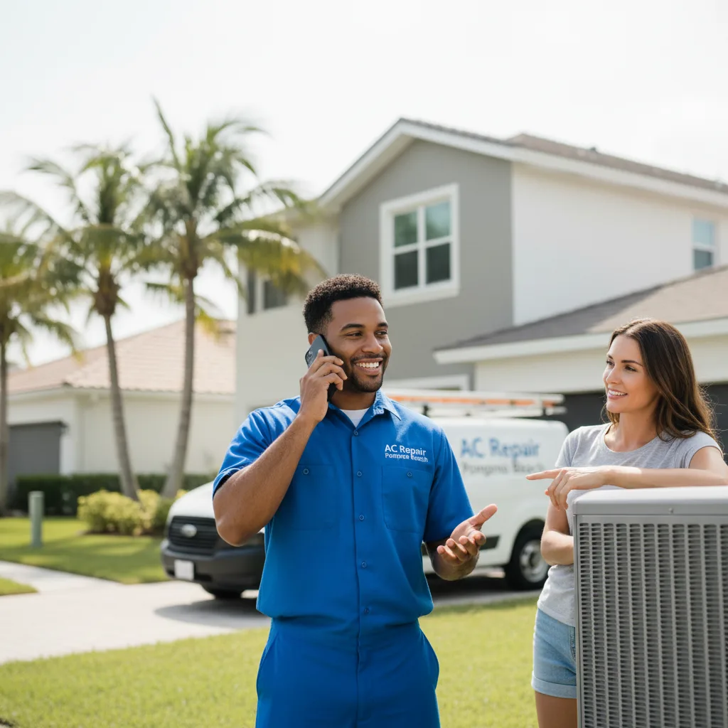AC Repair Pompano Beach customer support in Yorba Linda